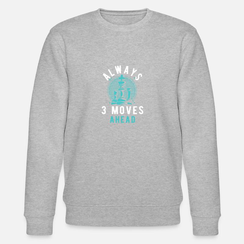 échecs - Sweat bio CHANGER Stanley/Stella Unisexe - gris chiné