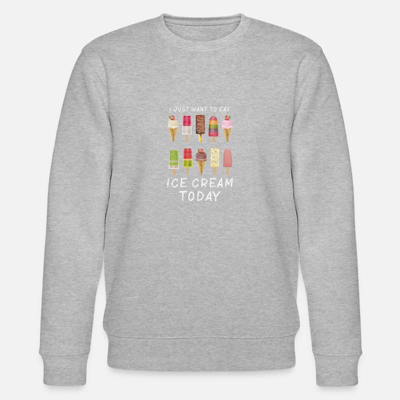 Eiscreme - Stanley/Stella Unisex Bio-Sweatshirt CHANGER  - Grau meliert
