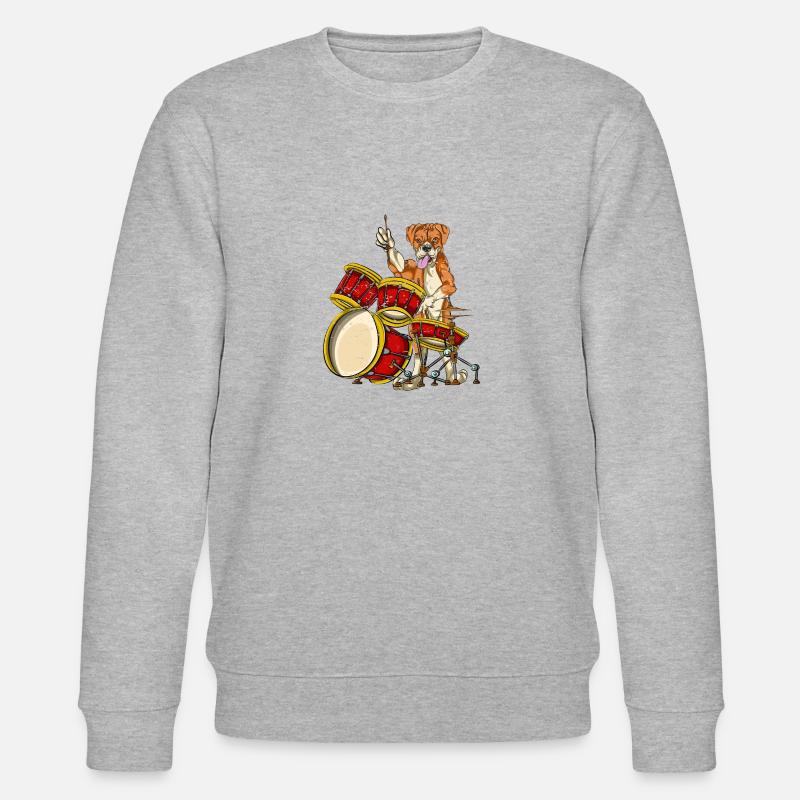 Tambours de boxeur - Sweat bio CHANGER Stanley/Stella Unisexe - gris chiné