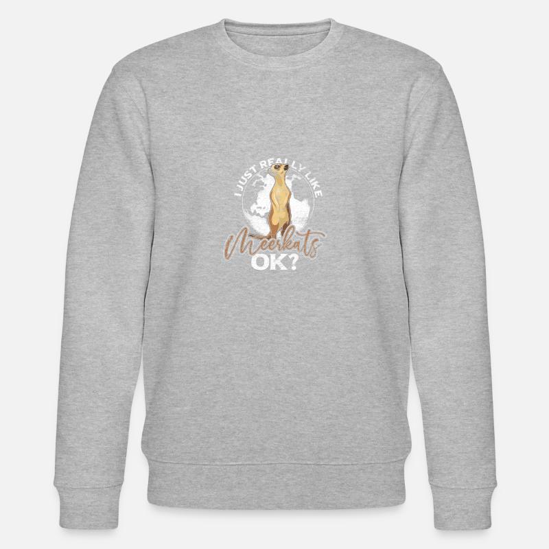 suricates - Sweat bio CHANGER Stanley/Stella Unisexe - gris chiné