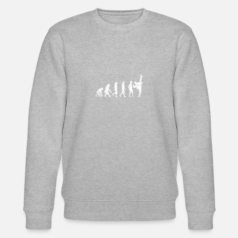 Karate Evolution Sport - Stanley/Stella Unisex Bio-Sweatshirt CHANGER - Grau meliert