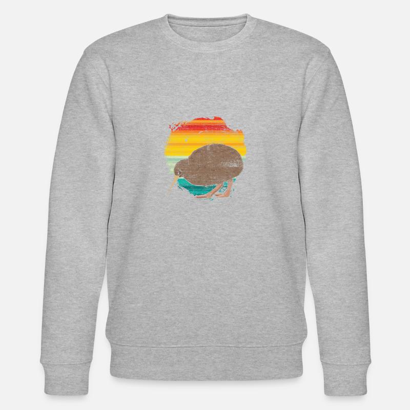 Kiwi - Stanley/Stella Unisex Bio-Sweatshirt CHANGER  - Grau meliert