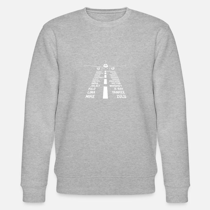 Pilote d'avion - Sweat bio CHANGER Stanley/Stella Unisexe - gris chiné