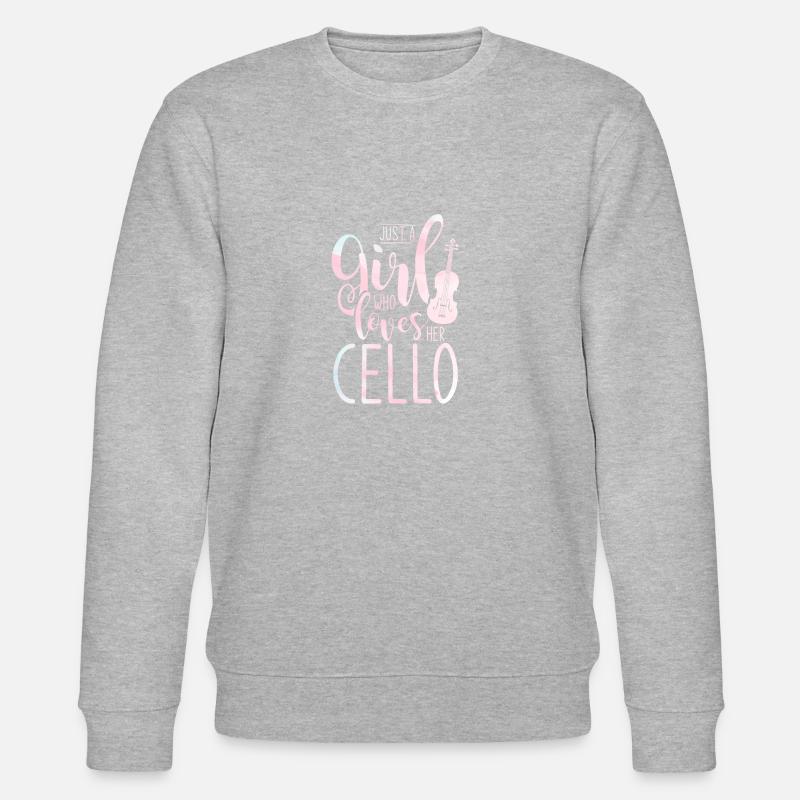 Cello Mädchen - Stanley/Stella Unisex Bio-Sweatshirt CHANGER  - Grau meliert