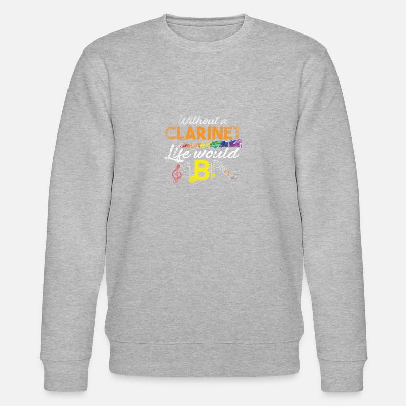 Klarinette Orchester - Stanley/Stella Unisex Bio-Sweatshirt CHANGER  - Grau meliert
