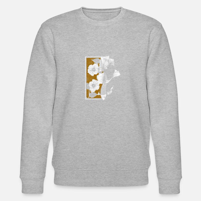 Fisch - Stanley/Stella Unisex Bio-Sweatshirt CHANGER  - Grau meliert