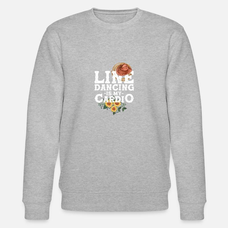 Linedance - Stanley/Stella Unisex Bio-Sweatshirt CHANGER  - Grau meliert