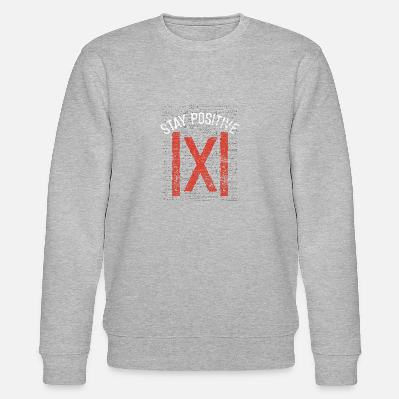 Mathe - Stanley/Stella Unisex Bio-Sweatshirt CHANGER  - Grau meliert