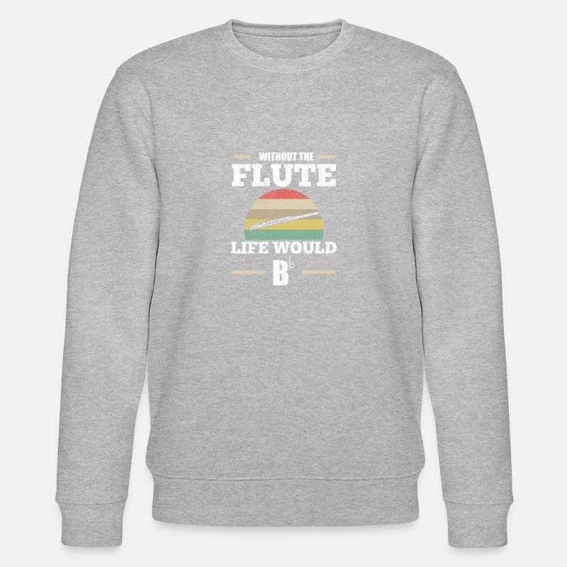 Flöte - Stanley/Stella Unisex Bio-Sweatshirt CHANGER  - Grau meliert