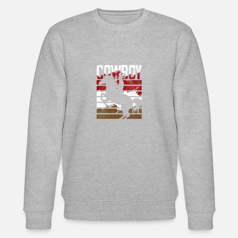 Cowboy Cowboystiefel - Stanley/Stella Unisex Bio-Sweatshirt CHANGER  - Grau meliert