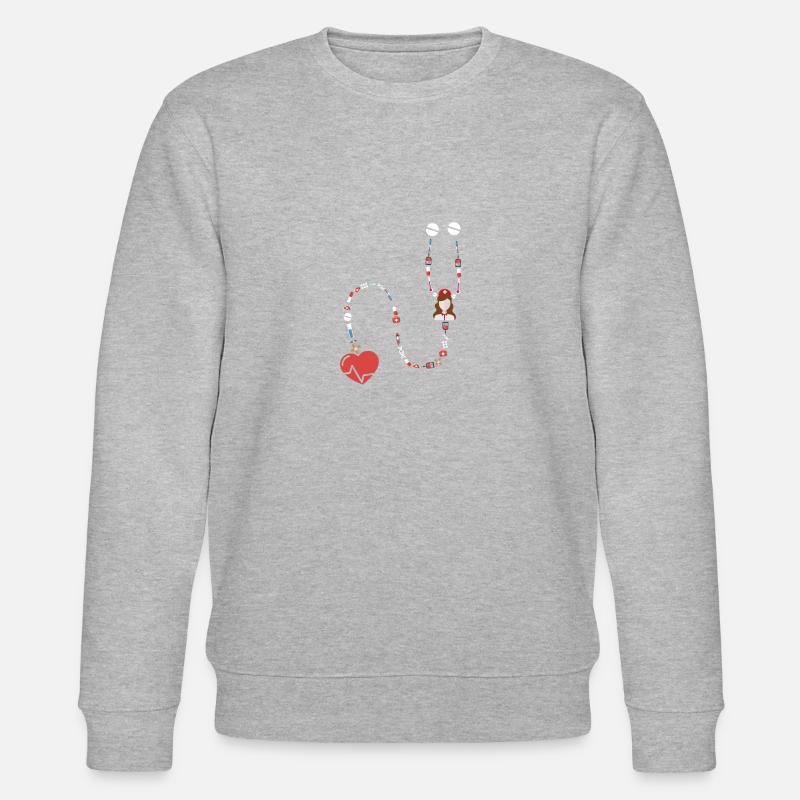 Médecine infirmière - Sweat bio CHANGER Stanley/Stella Unisexe - gris chiné