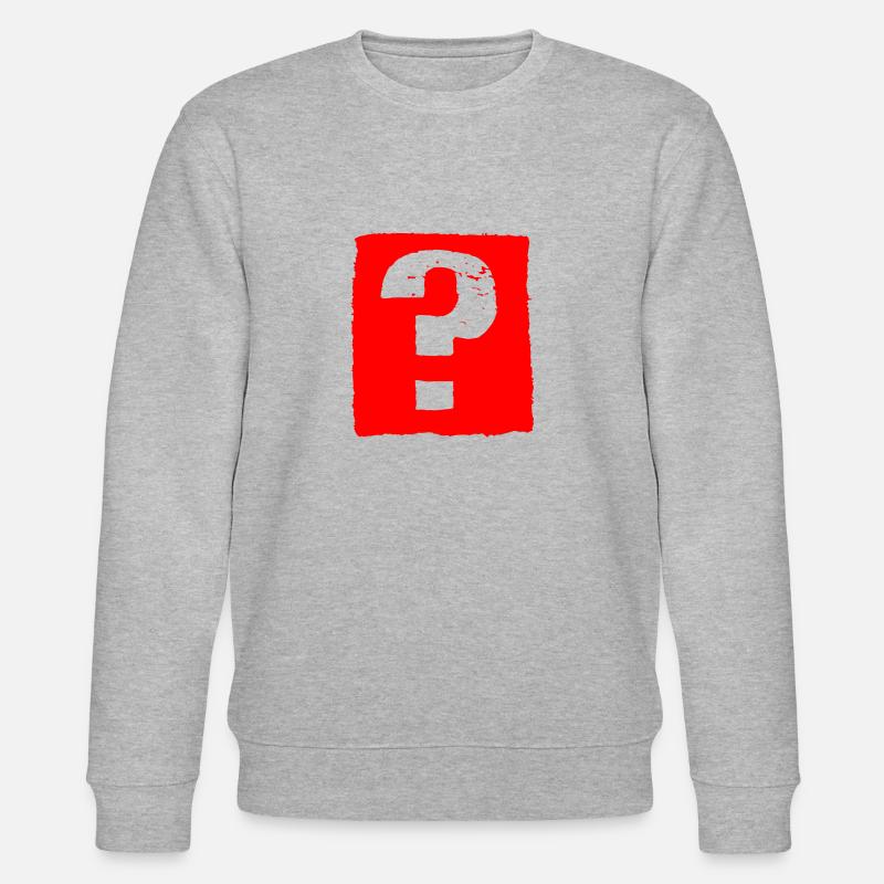 Point d’interrogation ! - Sweat bio CHANGER Stanley/Stella Unisexe - gris chiné