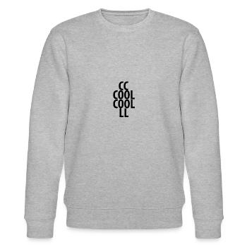 Cool. - Sweat bio CHANGER Stanley/Stella Unisexe - gris chiné - Devant - Nik (191cm) & Marisol (170cm)