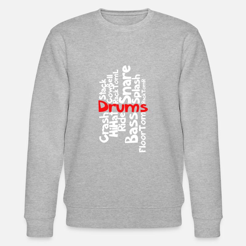 Drums drums - Stanley/Stella CHANGER Unisex Organic Sweatshirt - heather grey