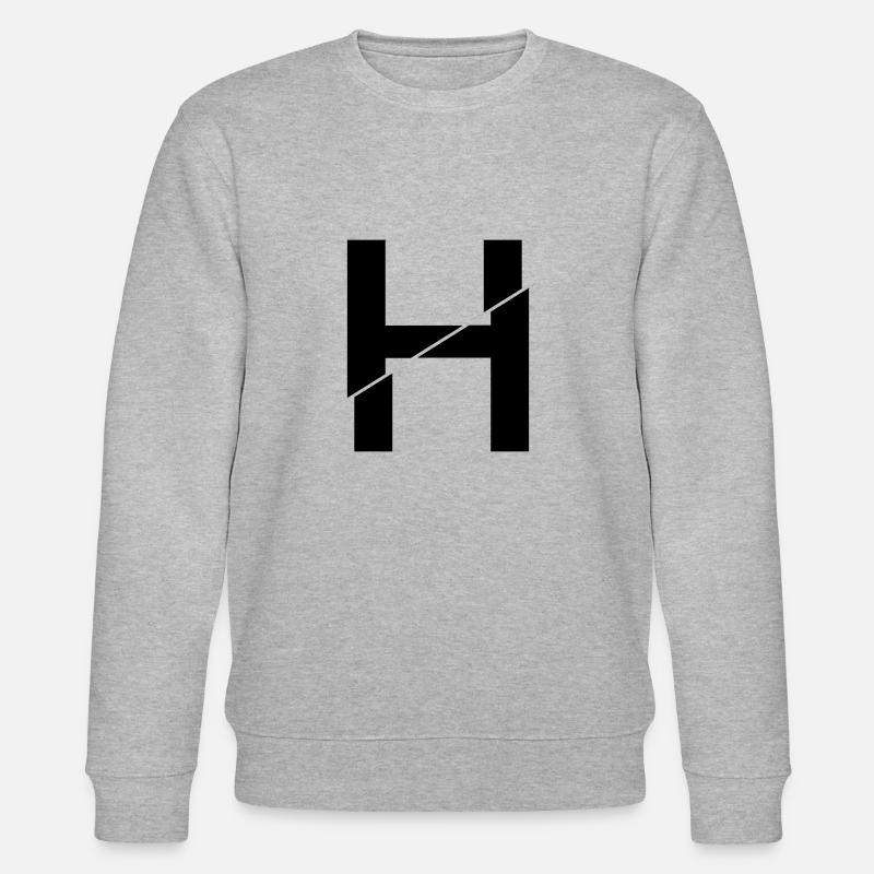 H cassé - Sweat bio CHANGER Stanley/Stella Unisexe - gris chiné