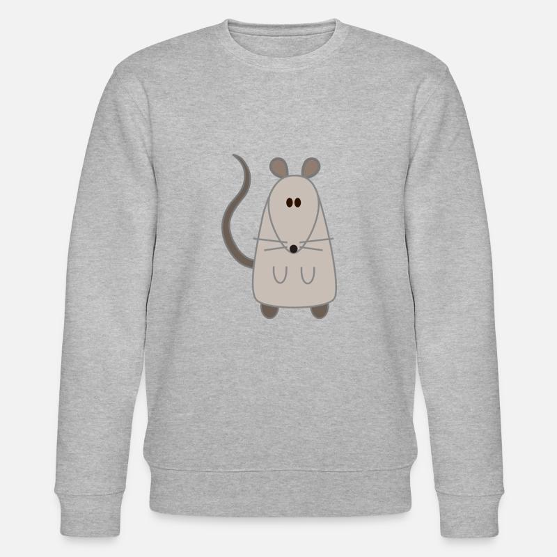 Ratte Rat - Stanley/Stella Unisex Bio-Sweatshirt CHANGER  - Grau meliert