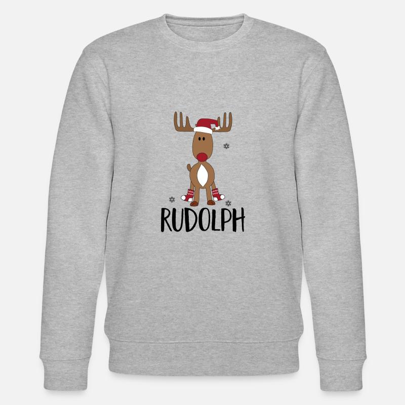 Weihnachten - Stanley/Stella Unisex Bio-Sweatshirt CHANGER  - Grau meliert