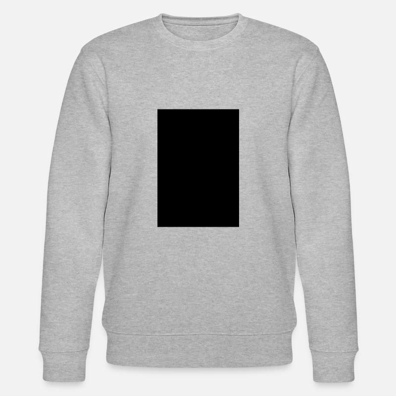 Rectangle noir - Sweat bio CHANGER Stanley/Stella Unisexe - gris chiné