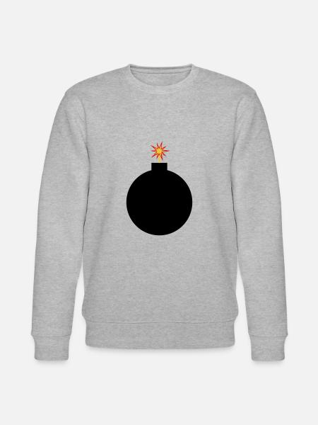 Bomb in Bobastisch - picture - Stanley/Stella CHANGER Unisex Organic Sweatshirt - heather grey