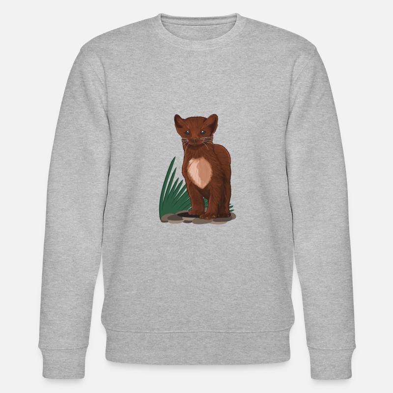 Marder - Stanley/Stella Unisex Bio-Sweatshirt CHANGER  - Grau meliert