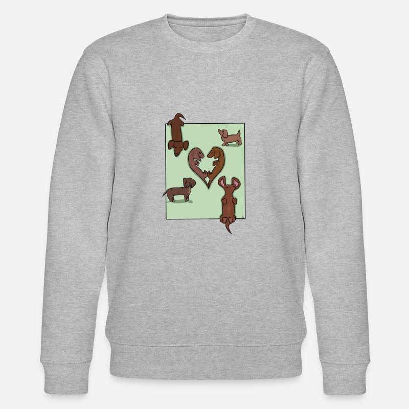 Teckel - Sweat bio CHANGER Stanley/Stella Unisexe - gris chiné