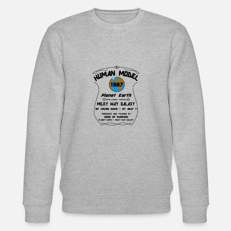 1987 - Sweat bio CHANGER Stanley/Stella Unisexe - gris chiné