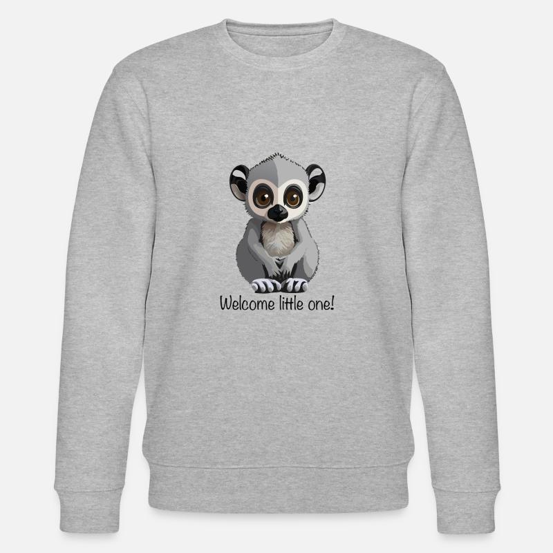 Lemur - Stanley/Stella Unisex Bio-Sweatshirt CHANGER  - Grau meliert