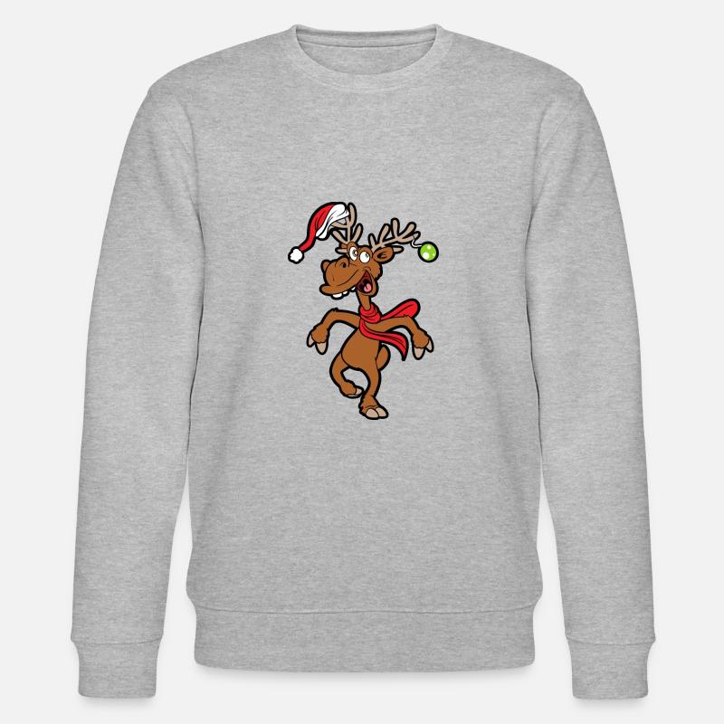 Weihnachten - Stanley/Stella Unisex Bio-Sweatshirt CHANGER  - Grau meliert