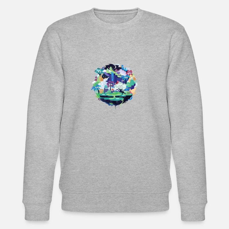 Amelie_1 - Stanley/Stella Unisex Bio-Sweatshirt CHANGER  - Grau meliert