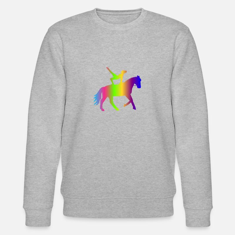 Volti bunt - Voltigierer Geschenk - Stanley/Stella Unisex Bio-Sweatshirt CHANGER  - Grau meliert