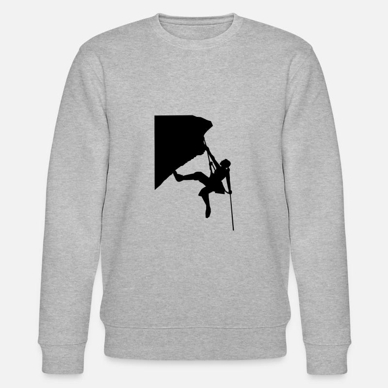 Escalade, Grimpeur. - Sweat bio CHANGER Stanley/Stella Unisexe - gris chiné