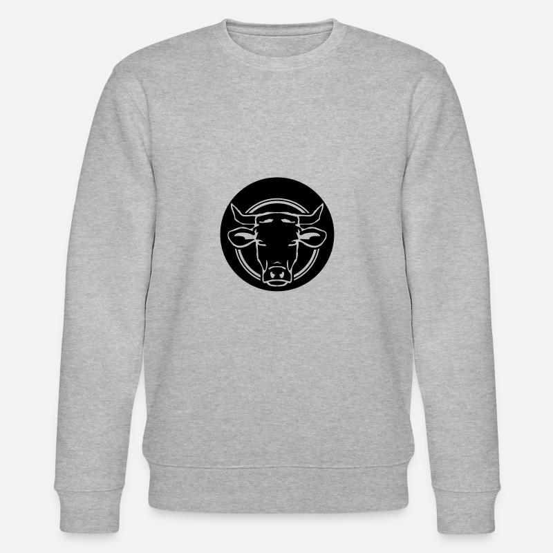 vache - Sweat bio CHANGER Stanley/Stella Unisexe - gris chiné