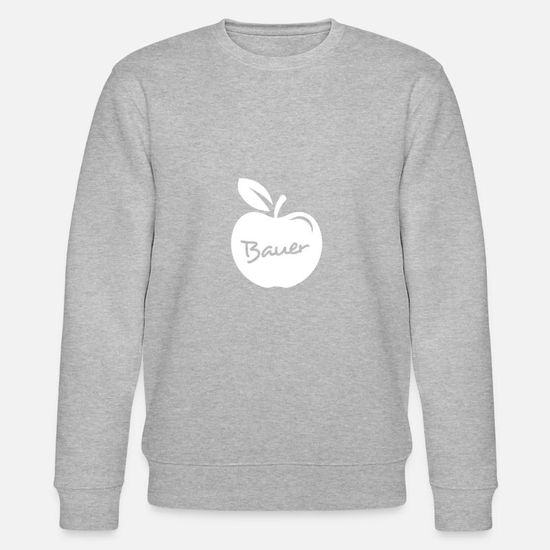apfel bauer - Stanley/Stella Unisex Bio-Sweatshirt CHANGER  - Grau meliert