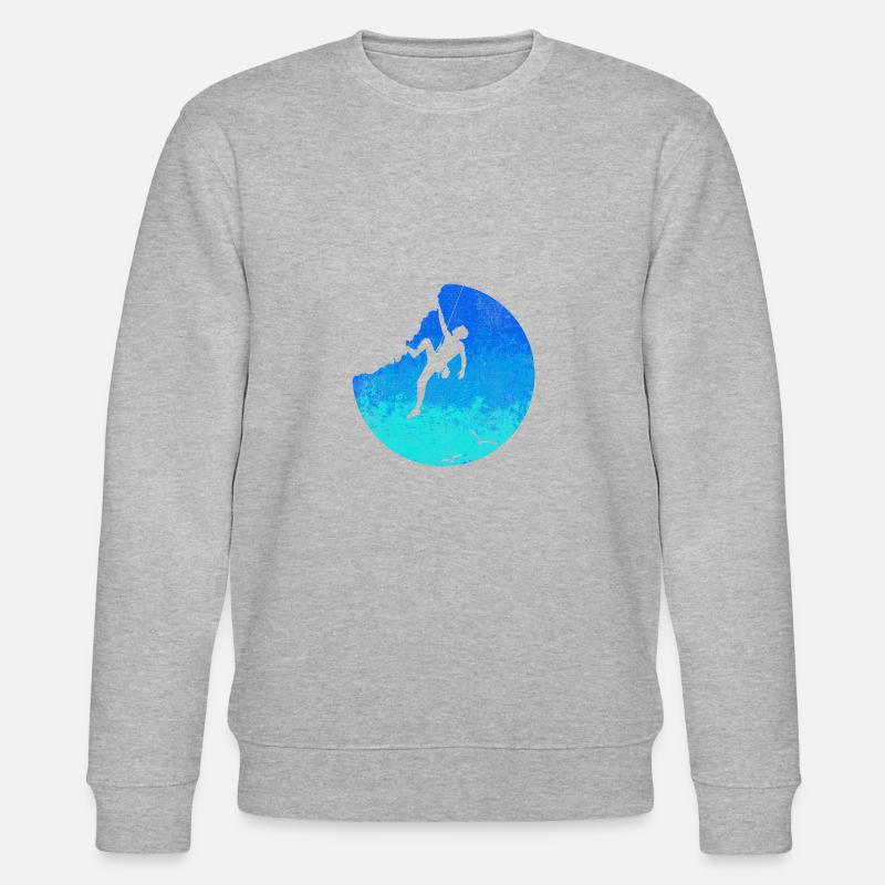 Climbing - Stanley/Stella Unisex Bio-Sweatshirt CHANGER  - Grau meliert