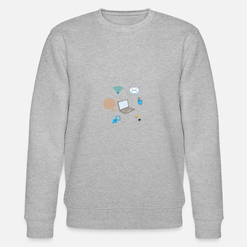 CONNECTED COMPUTER - Stanley/Stella CHANGER Unisex Organic Sweatshirt - heather grey
