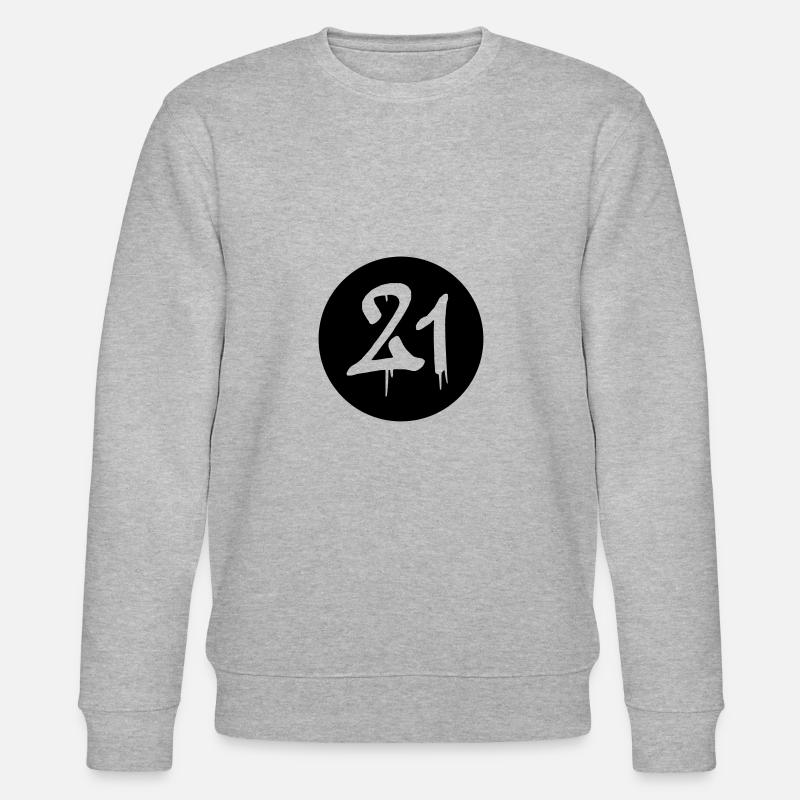 21 - Stanley/Stella Unisex Bio-Sweatshirt CHANGER  - Grau meliert