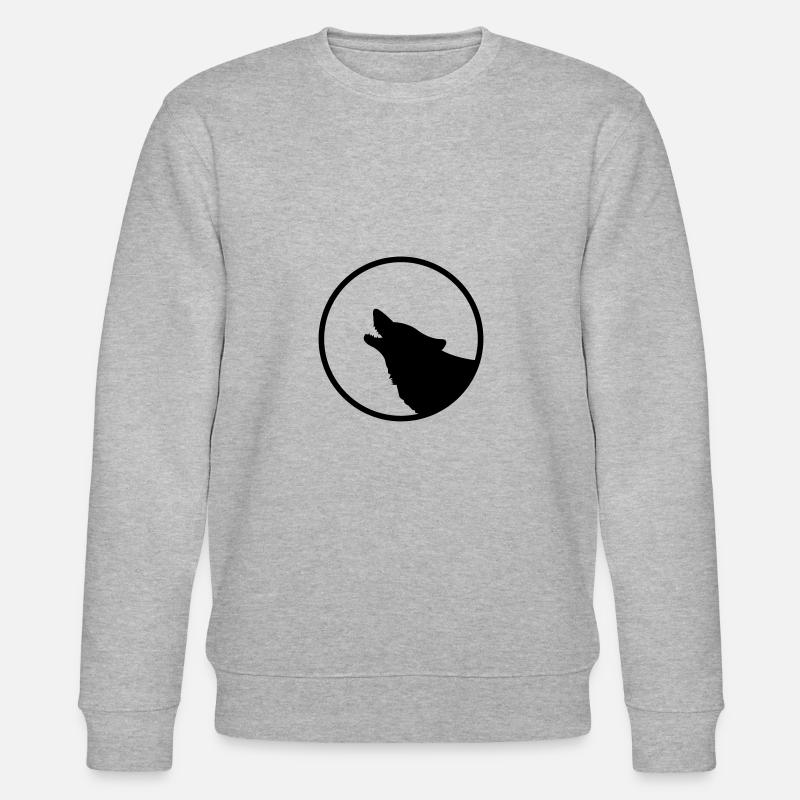 wolf - Stanley/Stella CHANGER Unisex Organic Sweatshirt - heather grey
