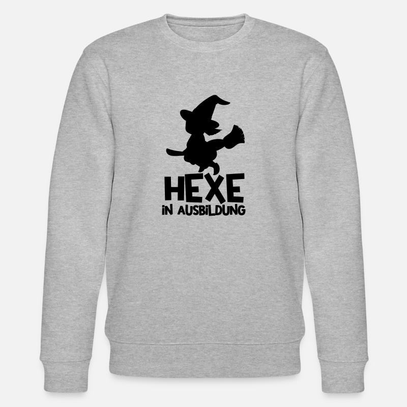 hexe in ausbildung - Stanley/Stella Unisex Bio-Sweatshirt CHANGER  - Grau meliert