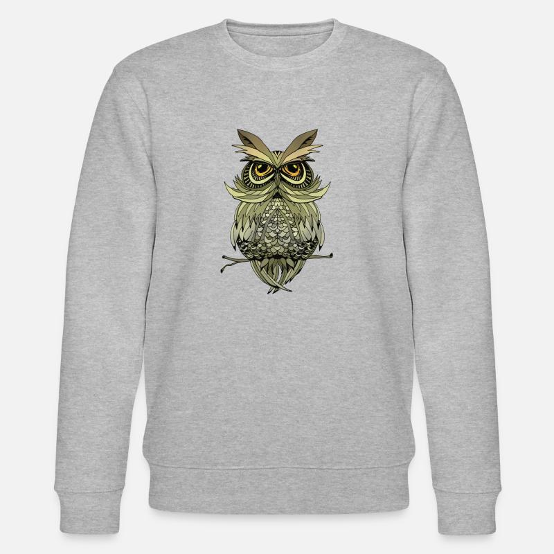 Vogel - Stanley/Stella Unisex Bio-Sweatshirt CHANGER  - Grau meliert