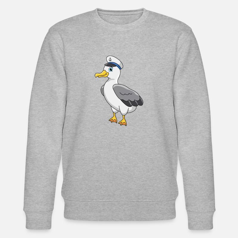 Möwe - Stanley/Stella Unisex Bio-Sweatshirt CHANGER  - Grau meliert