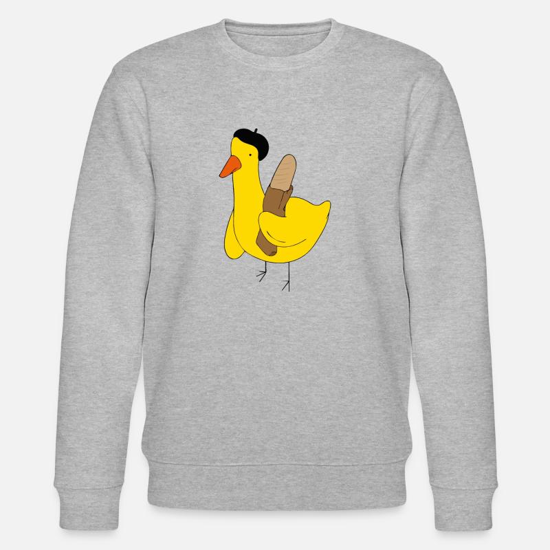 Jack the Duck - Stanley/Stella Unisex Bio-Sweatshirt CHANGER  - Grau meliert