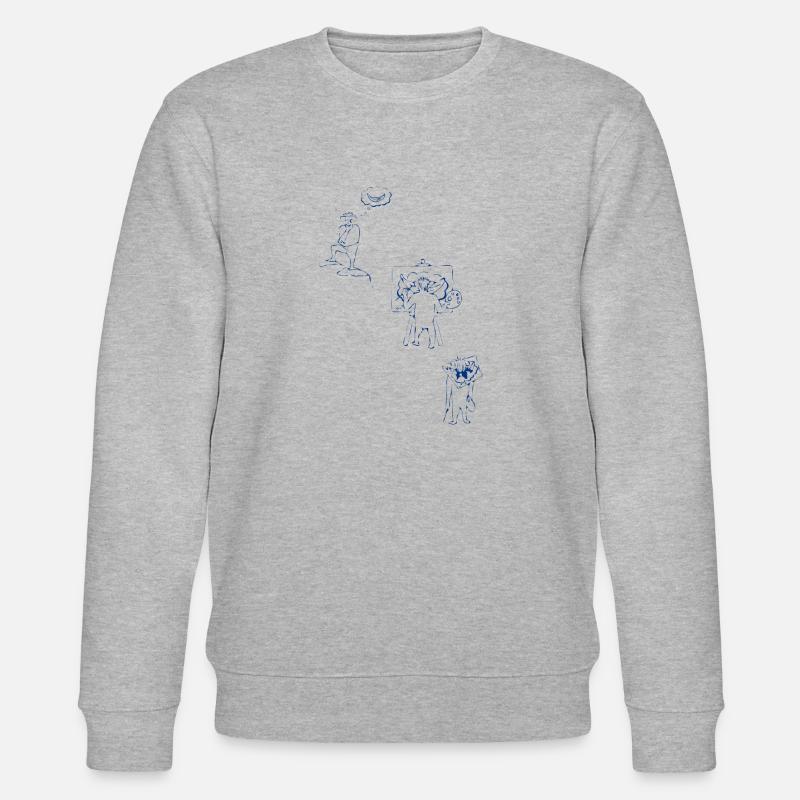 The painter - Stanley/Stella Unisex Bio-Sweatshirt CHANGER  - Grau meliert