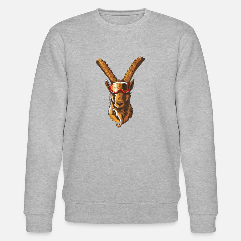 Bouq'n Roll - Stanley/Stella Unisex Bio-Sweatshirt CHANGER  - Grau meliert