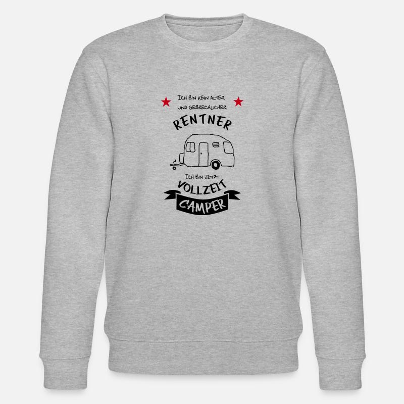 vollzeit camper wohnwagen - Stanley/Stella Unisex Bio-Sweatshirt CHANGER  - Grau meliert
