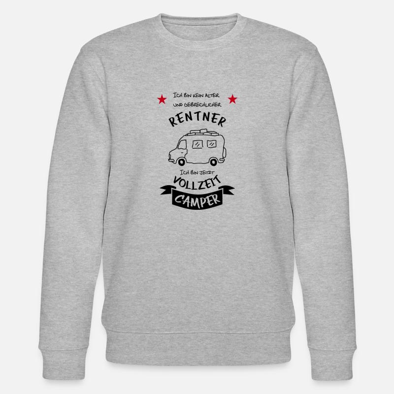 vollzeit camper wohnmobil - Stanley/Stella Unisex Bio-Sweatshirt CHANGER - Grau meliert
