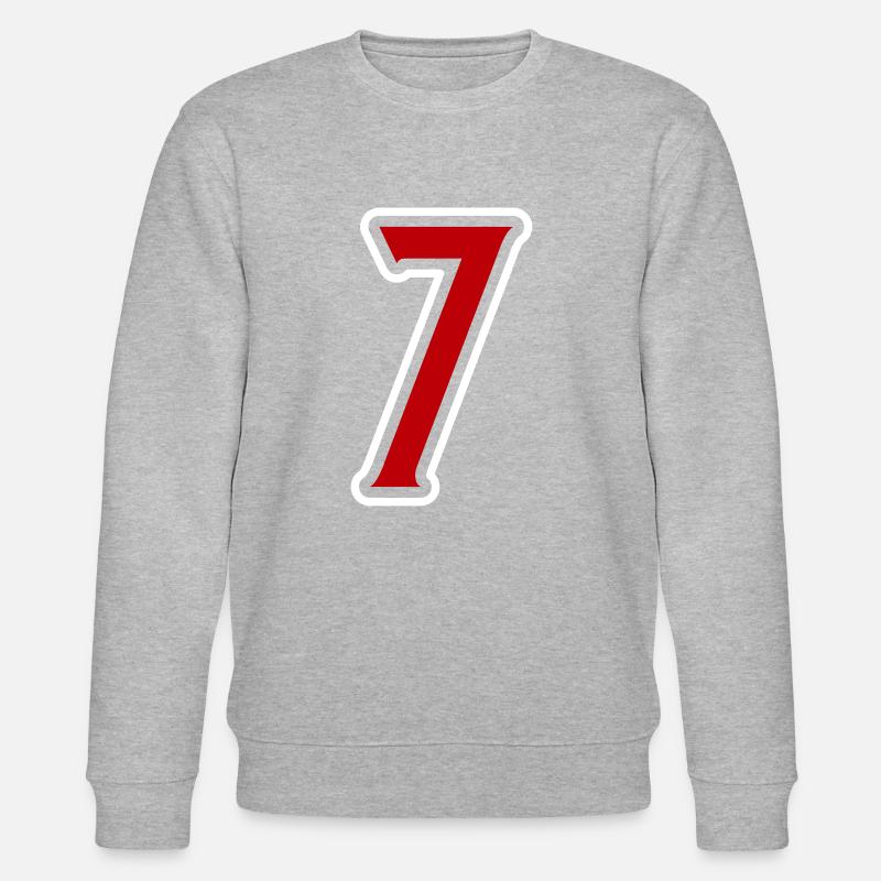 7 Symbole numérique - Sweat bio CHANGER Stanley/Stella Unisexe - gris chiné