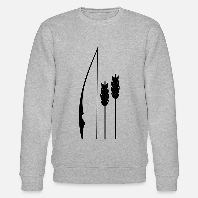 Longbow Langbogen - Stanley/Stella Unisex Bio-Sweatshirt CHANGER  - Grau meliert
