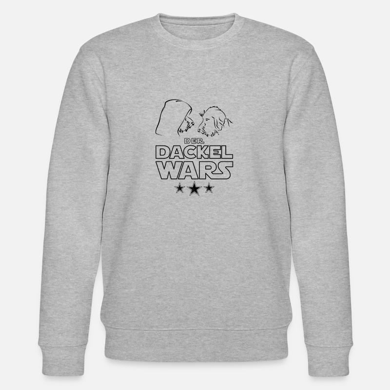 Der Dackel War´s - Stanley/Stella Unisex Bio-Sweatshirt CHANGER  - Grau meliert