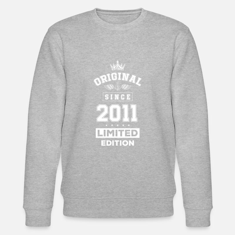 Anniversaire édition limitée 2011 - Sweat bio CHANGER Stanley/Stella Unisexe - gris chiné