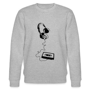 Sound on - Stanley/Stella CHANGER Unisex Organic Sweatshirt - heather grey - Front - Nik (191cm) & Marisol (170cm)